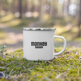 Monkey Hanger Enamel Mug
